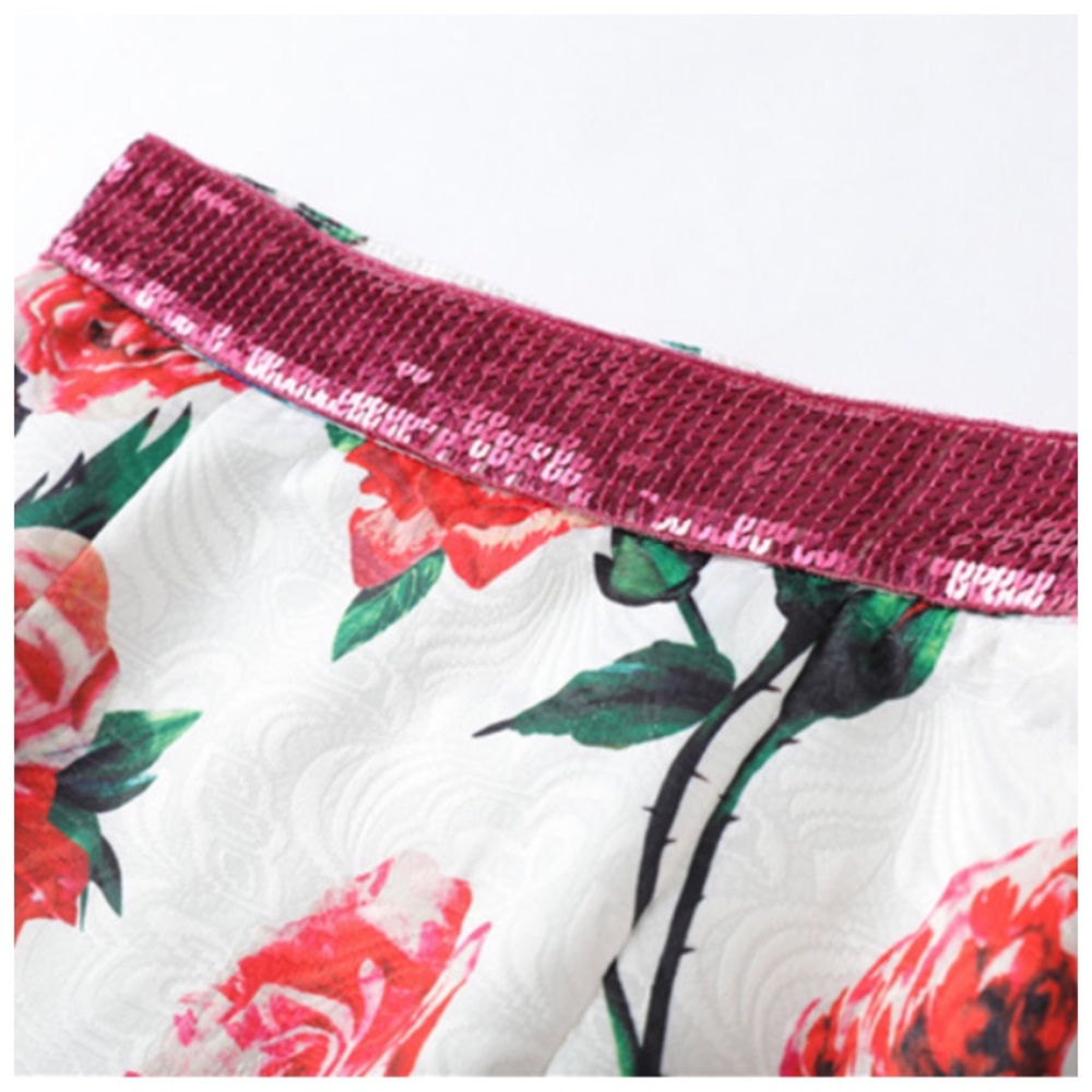 The Bryn Sequin Floral Skirt - Picture 5 of 10